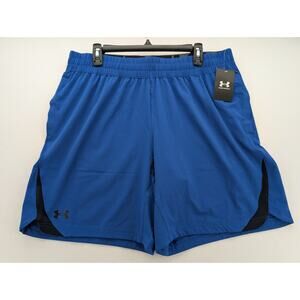 NWT Under Armour UA Elevated Woven 2.0 Men's Shorts in Tech Blue size XL